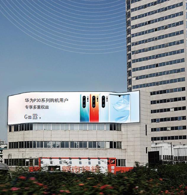 杭州西湖文化广场灯箱广告